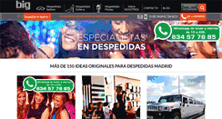 Desktop Screenshot of despedidasbig.com